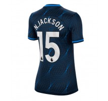 Chelsea Nicolas Jackson #15 Koszulka Wyjazdowa damskie 2023-24 Krótki Rękaw