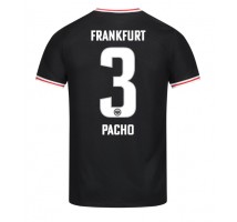 Eintracht Frankfurt Willian Pacho #3 Koszulka Wyjazdowa 2023-24 Krótki Rękaw