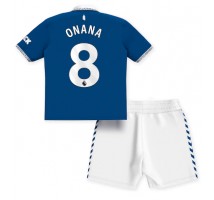 Everton Amadou Onana #8 Koszulka Podstawowa dzieci 2023-24 Krótki Rękaw (+ krótkie spodenki)
