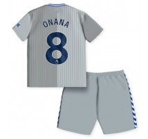 Everton Amadou Onana #8 Koszulka Trzecia dzieci 2023-24 Krótki Rękaw (+ krótkie spodenki)