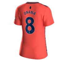 Everton Amadou Onana #8 Koszulka Wyjazdowa damskie 2023-24 Krótki Rękaw
