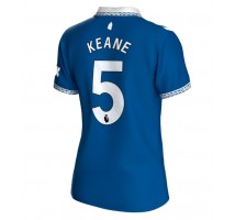 Everton Michael Keane #5 Koszulka Podstawowa damskie 2023-24 Krótki Rękaw