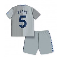 Everton Michael Keane #5 Koszulka Trzecia dzieci 2023-24 Krótki Rękaw (+ krótkie spodenki)
