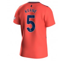 Everton Michael Keane #5 Koszulka Wyjazdowa 2023-24 Krótki Rękaw