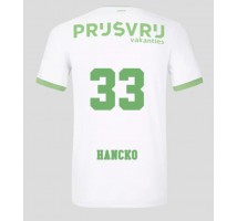 Feyenoord David Hancko #33 Koszulka Trzecia 2023-24 Krótki Rękaw