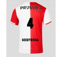 Feyenoord Lutsharel Geertruida #4 Koszulka Podstawowa 2023-24 Krótki Rękaw