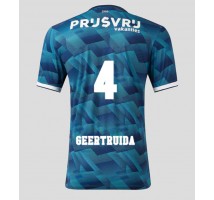 Feyenoord Lutsharel Geertruida #4 Koszulka Wyjazdowa 2023-24 Krótki Rękaw