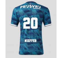 Feyenoord Mats Wieffer #20 Koszulka Wyjazdowa 2023-24 Krótki Rękaw