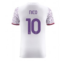 Fiorentina Nicolas Gonzalez #10 Koszulka Wyjazdowa 2023-24 Krótki Rękaw