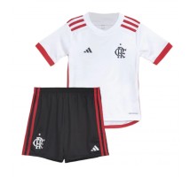 Flamengo Koszulka Wyjazdowa dzieci 2023-24 Krótki Rękaw (+ krótkie spodenki)
