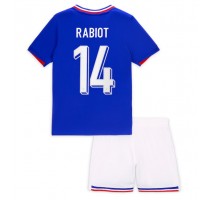 Francja Adrien Rabiot #14 Koszulka Podstawowa dzieci ME 2024 Krótki Rękaw (+ krótkie spodenki)