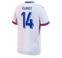 Francja Adrien Rabiot #14 Koszulka Wyjazdowa ME 2024 Krótki Rękaw