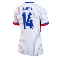 Francja Adrien Rabiot #14 Koszulka Wyjazdowa damskie ME 2024 Krótki Rękaw