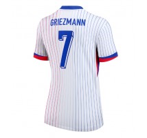Francja Antoine Griezmann #7 Koszulka Wyjazdowa damskie ME 2024 Krótki Rękaw