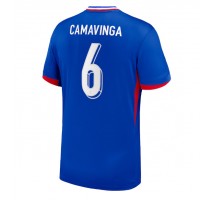 Francja Eduardo Camavinga #6 Koszulka Podstawowa ME 2024 Krótki Rękaw