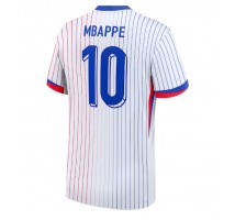 Francja Kylian Mbappe #10 Koszulka Wyjazdowa ME 2024 Krótki Rękaw