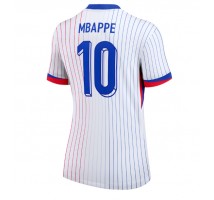 Francja Kylian Mbappe #10 Koszulka Wyjazdowa damskie ME 2024 Krótki Rękaw