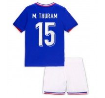 Francja Marcus Thuram #15 Koszulka Podstawowa dzieci ME 2024 Krótki Rękaw (+ krótkie spodenki)