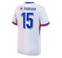 Francja Marcus Thuram #15 Koszulka Wyjazdowa ME 2024 Krótki Rękaw