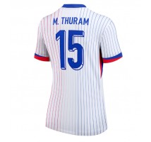 Francja Marcus Thuram #15 Koszulka Wyjazdowa damskie ME 2024 Krótki Rękaw