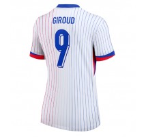 Francja Olivier Giroud #9 Koszulka Wyjazdowa damskie ME 2024 Krótki Rękaw