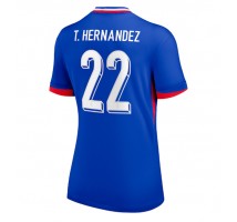 Francja Theo Hernandez #22 Koszulka Podstawowa damskie ME 2024 Krótki Rękaw