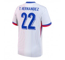 Francja Theo Hernandez #22 Koszulka Wyjazdowa ME 2024 Krótki Rękaw