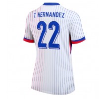 Francja Theo Hernandez #22 Koszulka Wyjazdowa damskie ME 2024 Krótki Rękaw