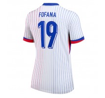 Francja Youssouf Fofana #19 Koszulka Wyjazdowa damskie ME 2024 Krótki Rękaw