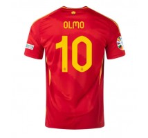 Hiszpania Dani Olmo #10 Koszulka Podstawowa ME 2024 Krótki Rękaw