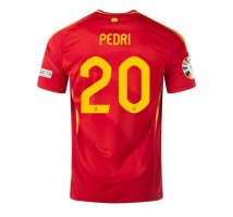 Hiszpania Pedri Gonzalez #20 Koszulka Podstawowa ME 2024 Krótki Rękaw