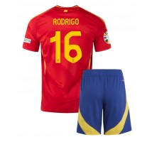 Hiszpania Rodri Hernandez #16 Koszulka Podstawowa dzieci ME 2024 Krótki Rękaw (+ krótkie spodenki)