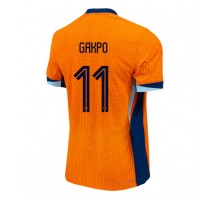 Holandia Cody Gakpo #11 Koszulka Podstawowa ME 2024 Krótki Rękaw