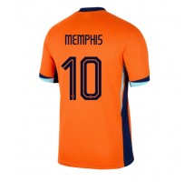 Holandia Memphis Depay #10 Koszulka Podstawowa ME 2024 Krótki Rękaw