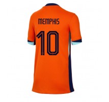 Holandia Memphis Depay #10 Koszulka Podstawowa damskie ME 2024 Krótki Rękaw