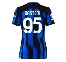 Inter Milan Alessandro Bastoni #95 Koszulka Podstawowa damskie 2023-24 Krótki Rękaw