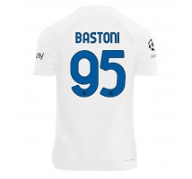 Inter Milan Alessandro Bastoni #95 Koszulka Wyjazdowa 2023-24 Krótki Rękaw