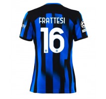 Inter Milan Davide Frattesi #16 Koszulka Podstawowa damskie 2023-24 Krótki Rękaw