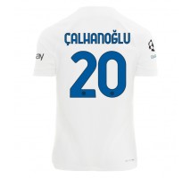 Inter Milan Hakan Calhanoglu #20 Koszulka Wyjazdowa 2023-24 Krótki Rękaw