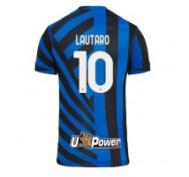 Inter Milan Lautaro Martinez #10 Koszulka Podstawowa 2024-25 Krótki Rękaw