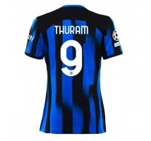 Inter Milan Marcus Thuram #9 Koszulka Podstawowa damskie 2023-24 Krótki Rękaw