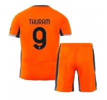 Inter Milan Marcus Thuram #9 Koszulka Trzecia dzieci 2023-24 Krótki Rękaw (+ krótkie spodenki)