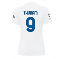Inter Milan Marcus Thuram #9 Koszulka Wyjazdowa damskie 2023-24 Krótki Rękaw