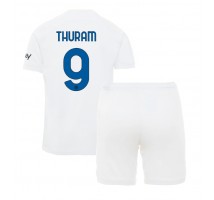 Inter Milan Marcus Thuram #9 Koszulka Wyjazdowa dzieci 2023-24 Krótki Rękaw (+ krótkie spodenki)