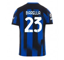 Inter Milan Nicolo Barella #23 Koszulka Podstawowa 2023-24 Krótki Rękaw