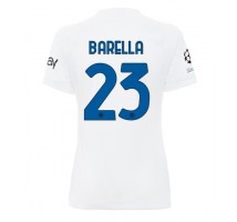 Inter Milan Nicolo Barella #23 Koszulka Wyjazdowa damskie 2023-24 Krótki Rękaw