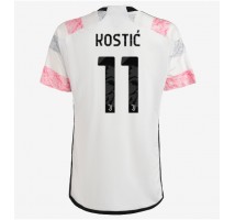 Juventus Filip Kostic #11 Koszulka Wyjazdowa 2023-24 Krótki Rękaw