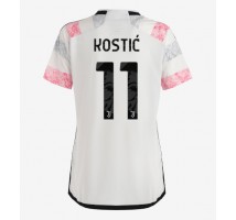 Juventus Filip Kostic #11 Koszulka Wyjazdowa damskie 2023-24 Krótki Rękaw