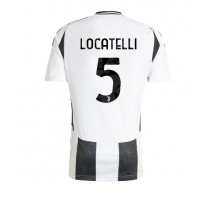 Juventus Manuel Locatelli #5 Koszulka Podstawowa 2024-25 Krótki Rękaw