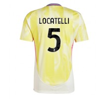 Juventus Manuel Locatelli #5 Koszulka Wyjazdowa 2024-25 Krótki Rękaw